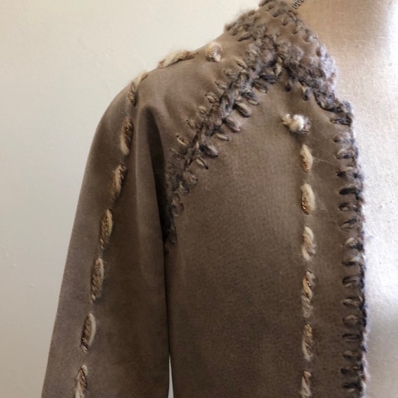 Handmade leather jacket, EUC - Picture 2 of 5